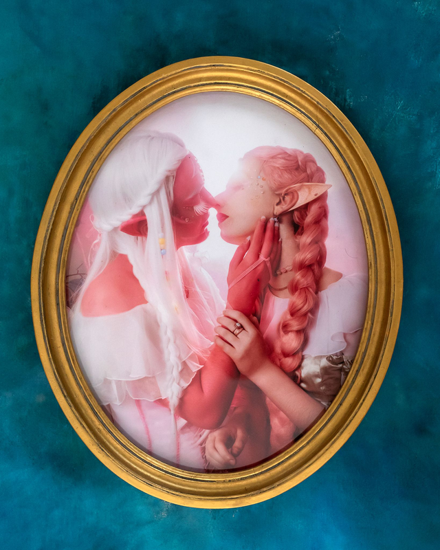 Tirage "The Kiss" encadré