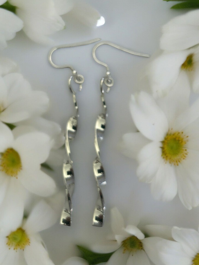 Flat Twisted Earrings