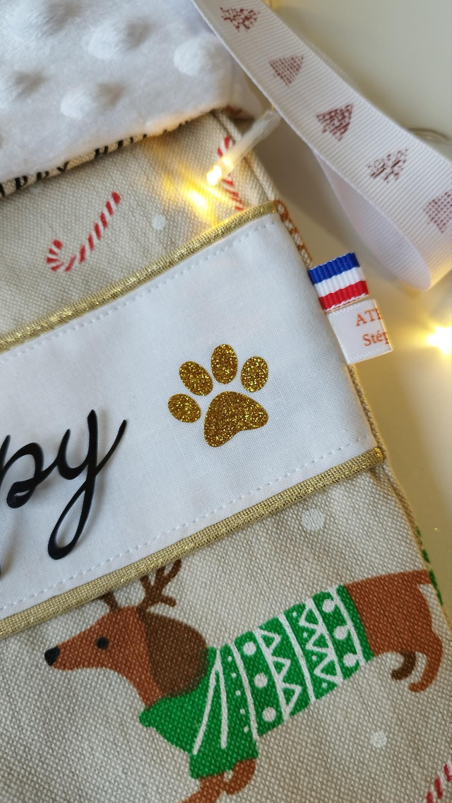 Chaussette de Noël pour animal de compagnie