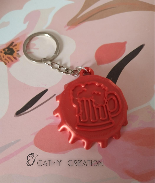 Porte clés décapsuleur 