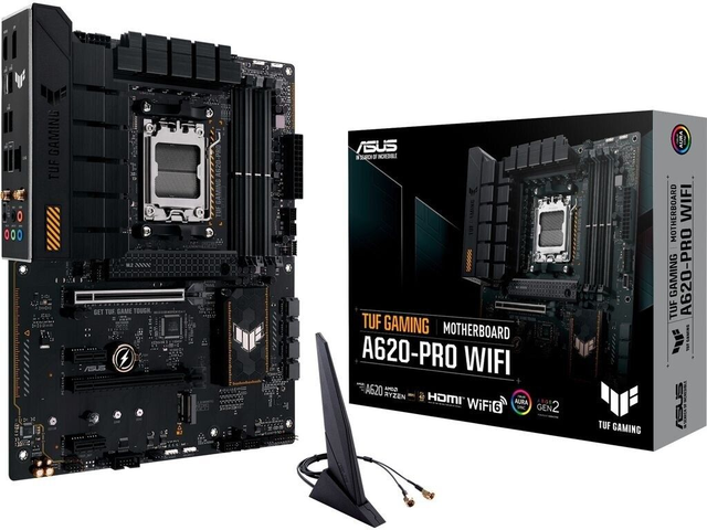 02.1.0011 – Scheda Madre ASUS TUF GAMING A620-PRO WiFi AM5 – Entry Level per Ryzen 7000