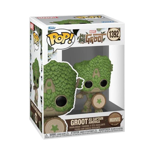 Funko - We Are Groot Captain America 9 cm POP!