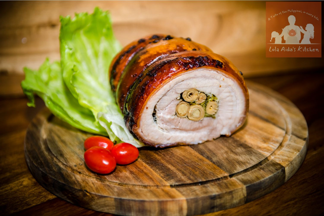Gourmet Seasoned Rolled Pork Belly (Lechon) Quick-frozen raw, ready to roast