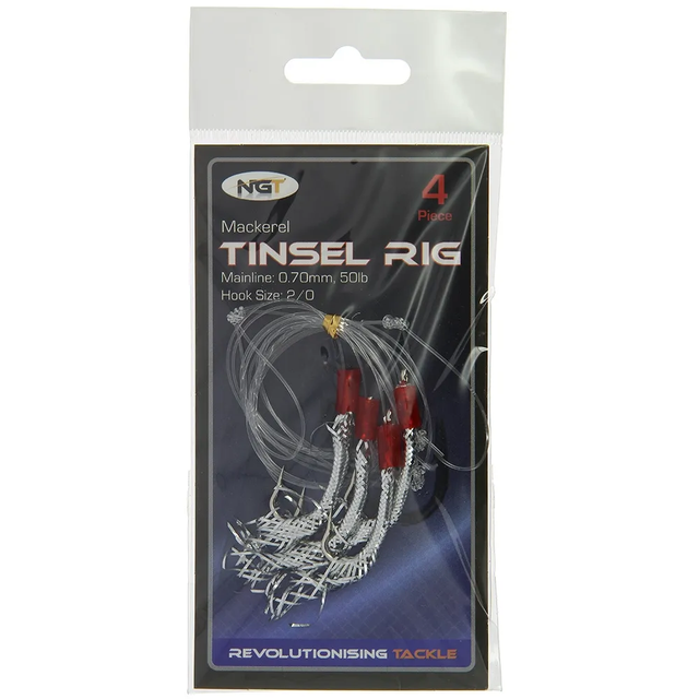 Mackerel Tinsel Rig - 4 Piece