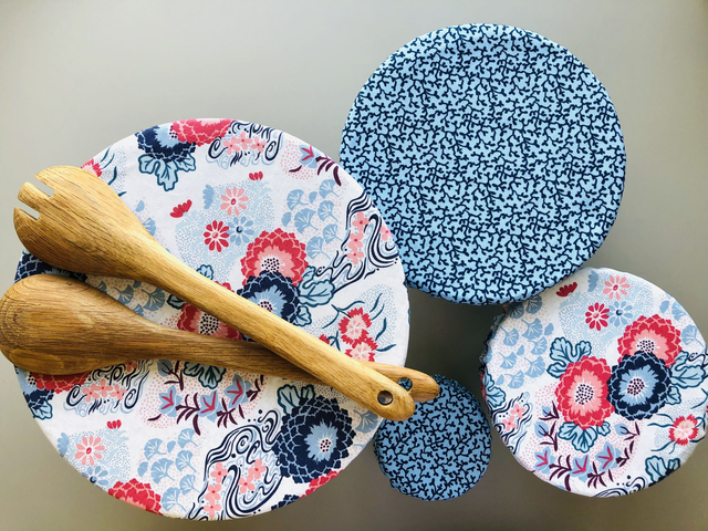 REVERSIBLE BOWL COVERS  - LIBERTY FABRICS 