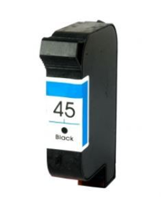 45HP COMPATIBLE BLACK, jet d'encre, 51645A