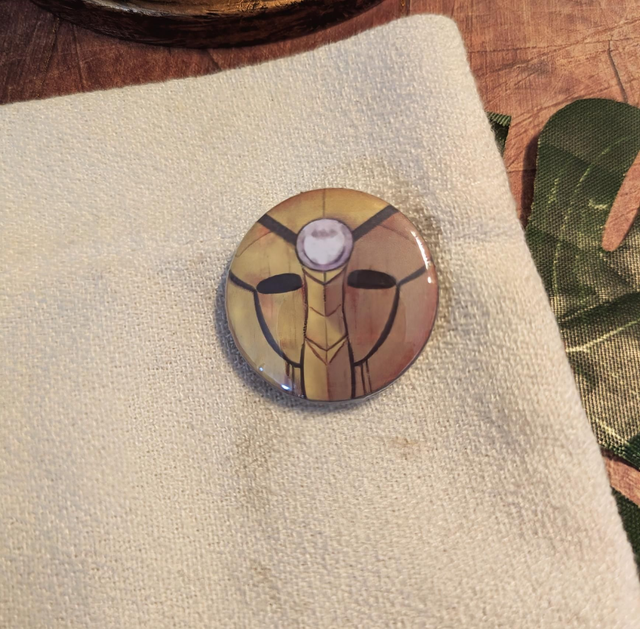 Mini badge "François Clair Obscur" - 25 mm 