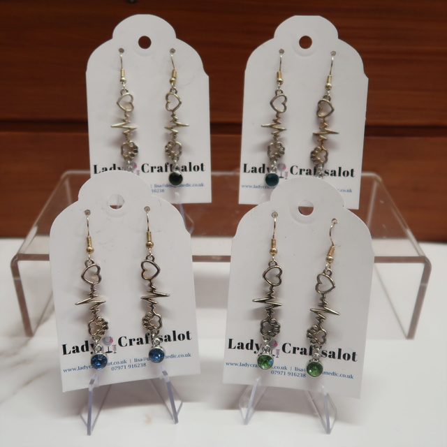 Pet Heartbeat Earrings