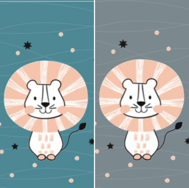 French Terry Panel 40x50 Löwe 