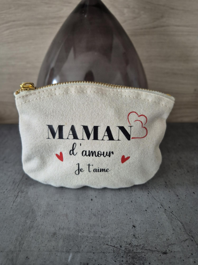 Porte monnaie &quot; Maman d’amour je taime&quot;