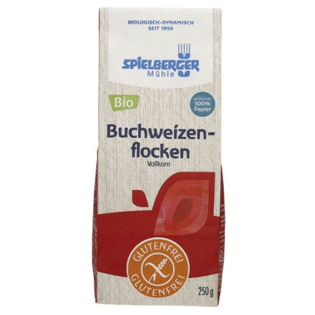 Spielberger Buchweizenflocken glutenfrei 250g Packung