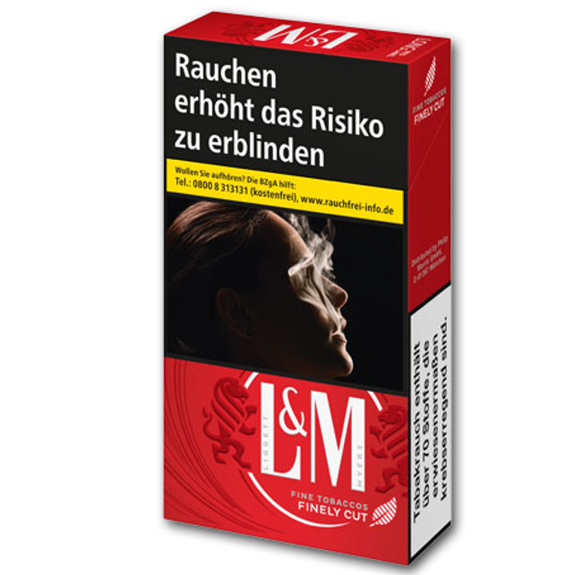 L&M Red Label Long 8,60 € Zigaretten