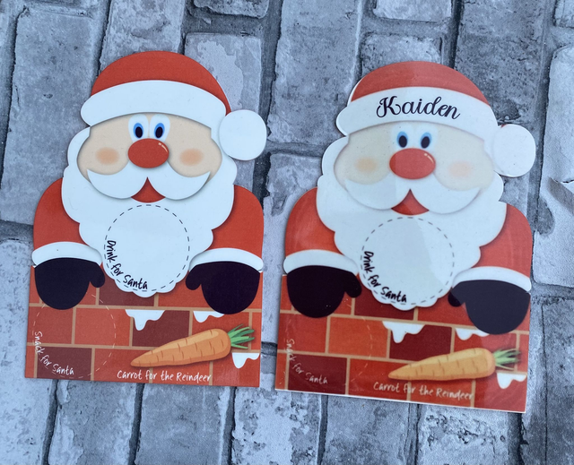 Personalised Santa treat plate
