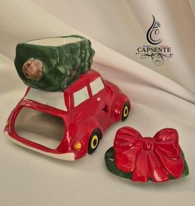 Brûleur voiture rouge vintage