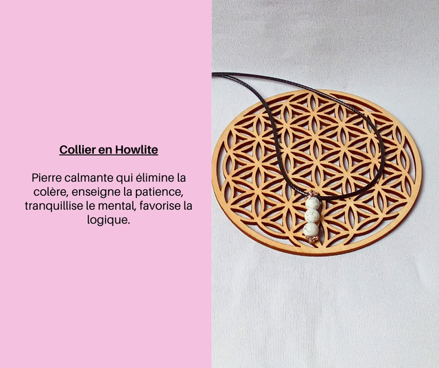 31- Collier en Howlite