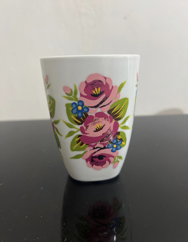 Ceramic Mug handpainted in the Canal Art Style