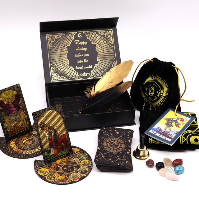 Gold Foil Tarot Gift Box - Let The Magic Begin
