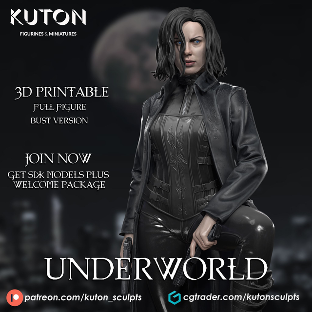 STATUE SELENE UNDERWORLD série movie