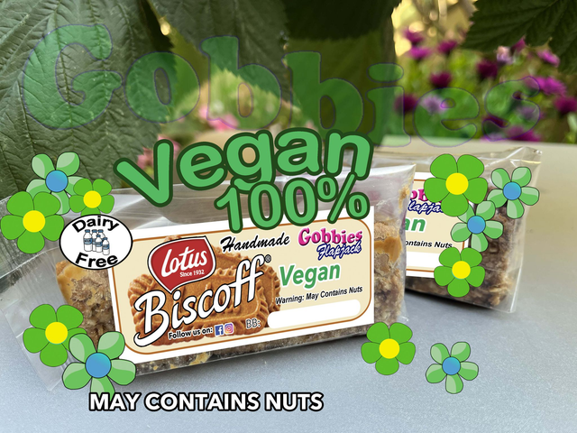 Vegan Lotus Biscoff Flapjack