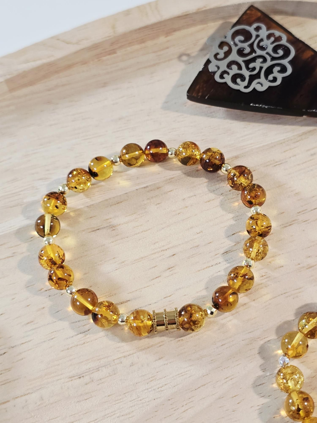 Bracelet Ambre 0,7 cm 
