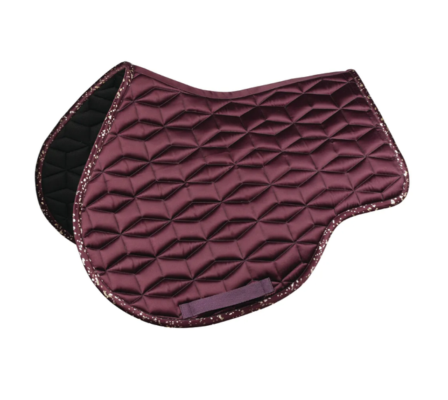 Hy Enchanted Collection Saddle Pad - PLUM/ROSE GOLD