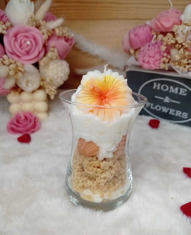 Bougie gourmande  monoï 