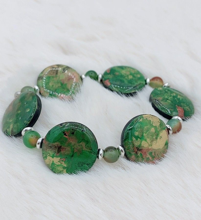 Bracelet "Etincelle" et Agate 