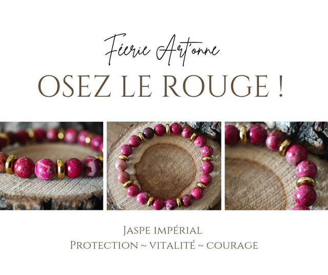 Jaspe impérial rouge 