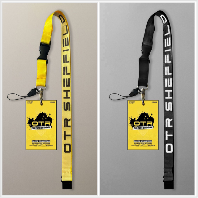 OTR 18th Birthday - Limited Edition Lanyard & Set Times Cards