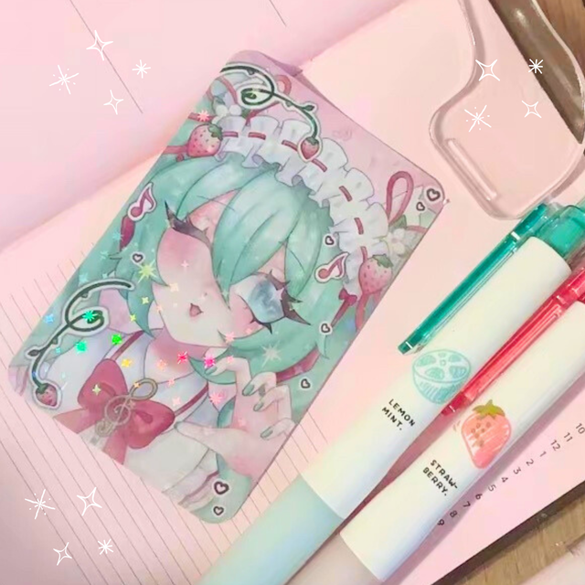 Strawberry Miku Photocard