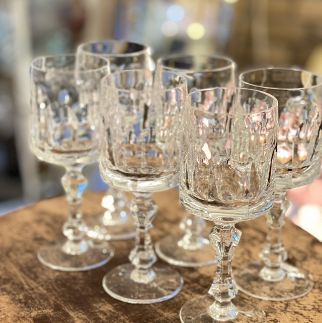 Kristall Weingläser 6 Stück Annahütte