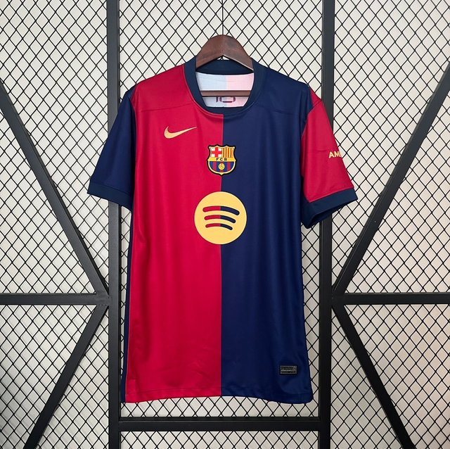 Camiseta 1º Barcelona  LOGO SPOTIFY- Versión Fan - 24/25