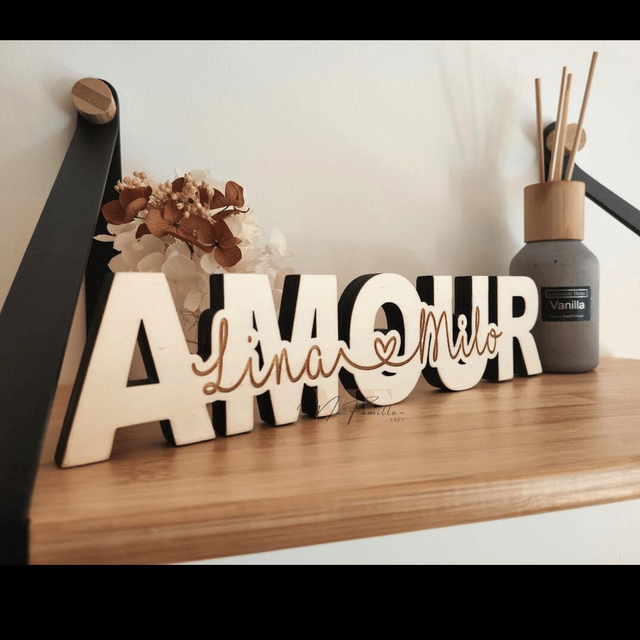 Décoration - mot AMOUR