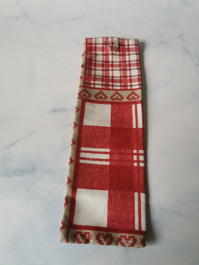 Étui à brosse à dent rouge coeur