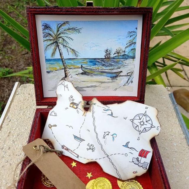 Coffre : l&#039;Ile au trésor