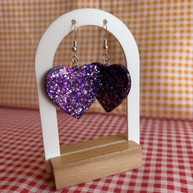 Pendientes Purpurina 