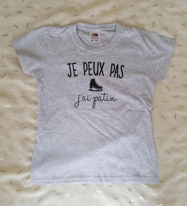 Tee-shirt écriture brillante 9/11ans