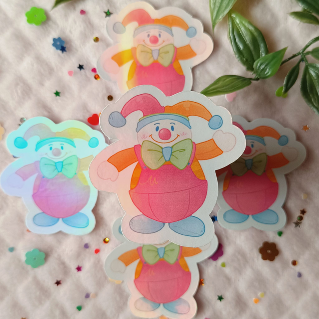 Bibi the clown stickers
