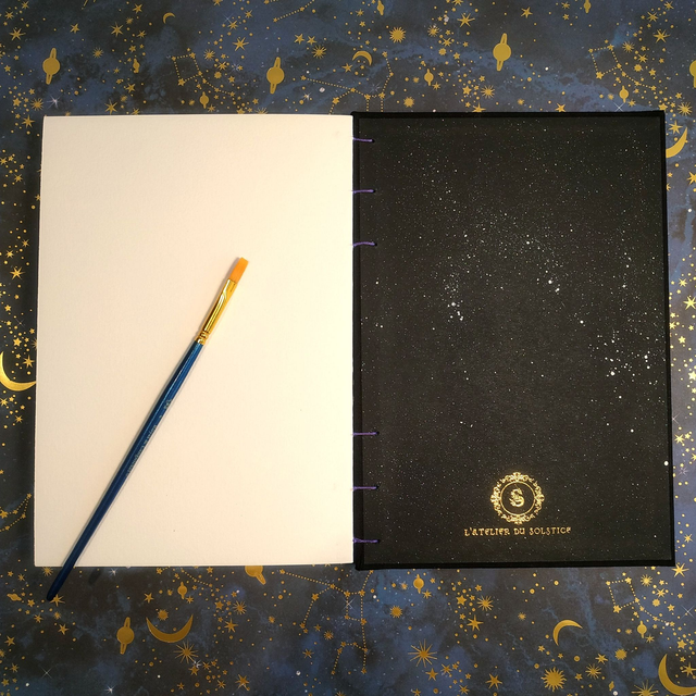 Carnet de dessin/aquarelle A5 GRIS