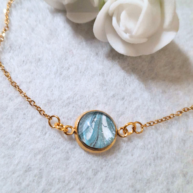 VENISE BLEUE - Bracelet - Doré 