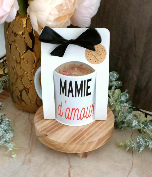 Bougie mug "Mamie d'Amour"