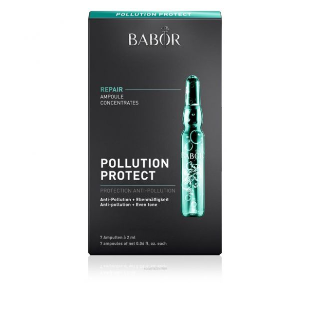 BABOR - AMPULLEN POLLUTION PROTECT - Für schutzbedürftige und durch Umwelteinflüsse belastete Haut - Anti Pollution Ebenmäßigkeit