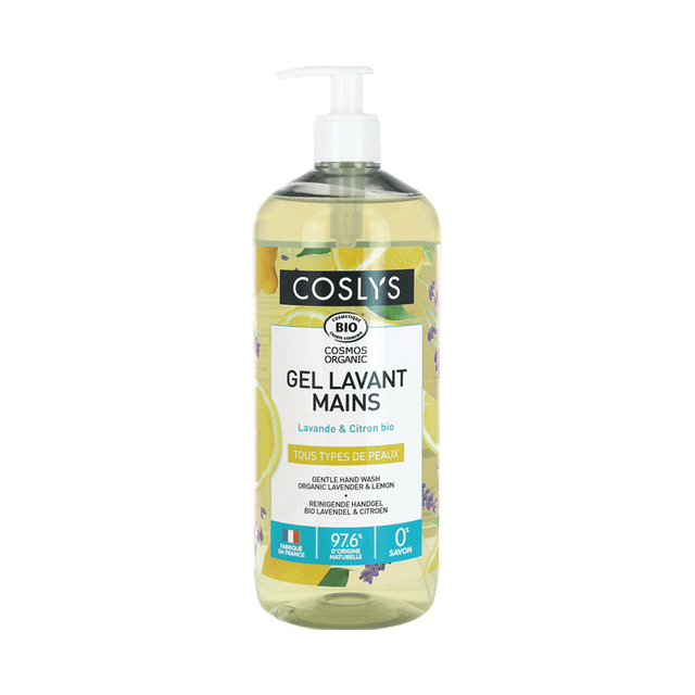 Gel Lavant Mains Bio Lavande Citron 1L | Coslys Cosmétique