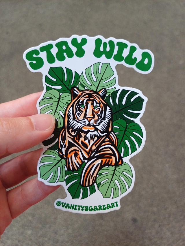 Stay Wild Sticker