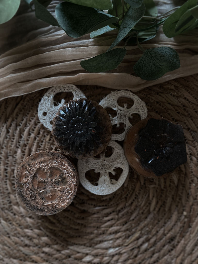 Peaches &amp; Coffee Loofah Bar