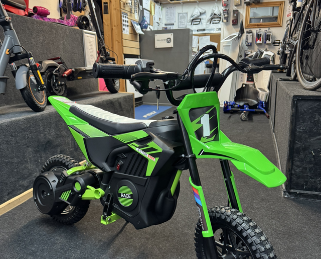 Electric Dirt Bike 24v 250w - Green