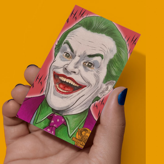 Joker 1989 Collectible Sketch Card