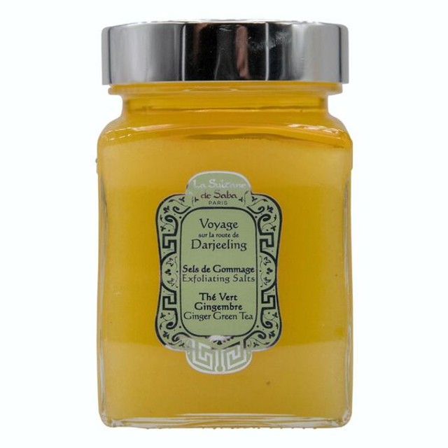 Peeling zout - Sel de Gommage - 300g - Darjeeling (Groene Thee met Gember) 