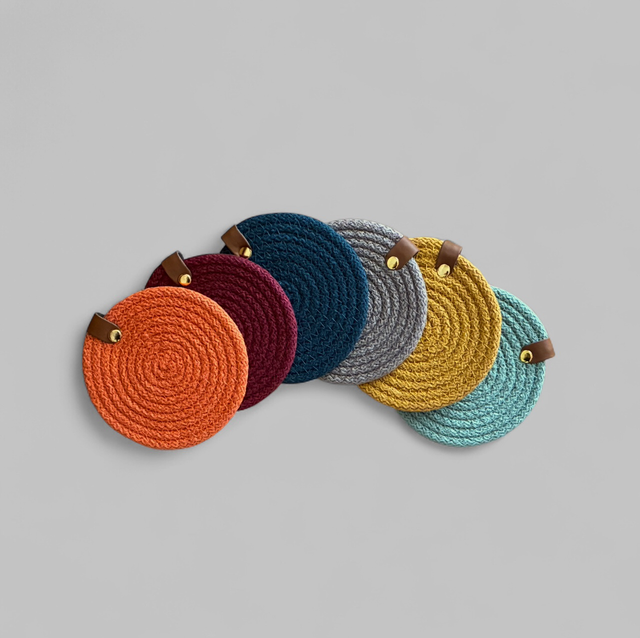 Assortiment de 6 dessous de verre 