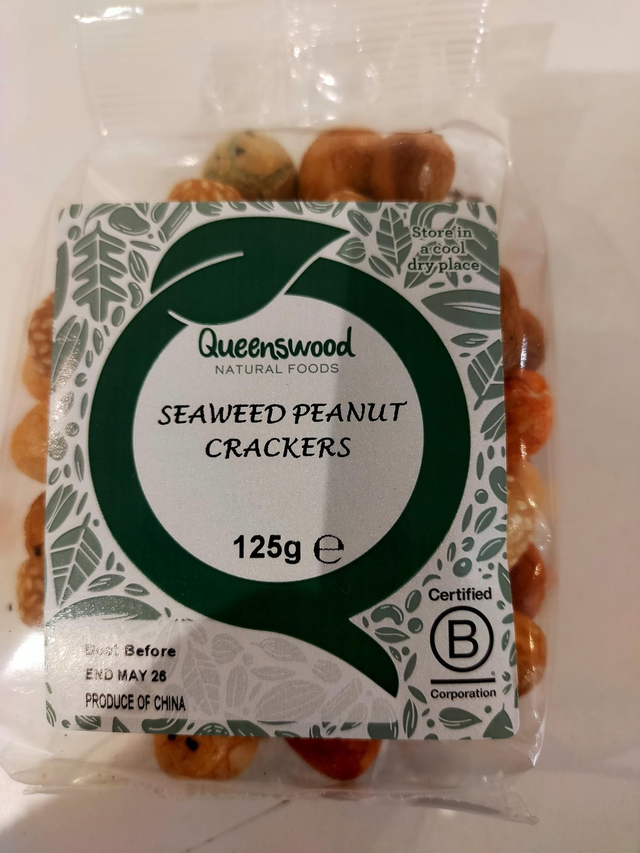 Seaweed Cracker Peanuts 125g 52454